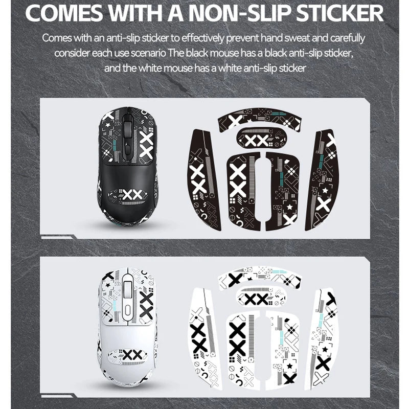 Souris blanche et noir, style moderne