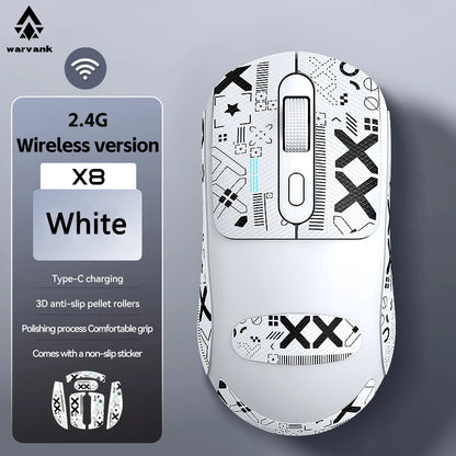 Souris blanche et noir, style moderne