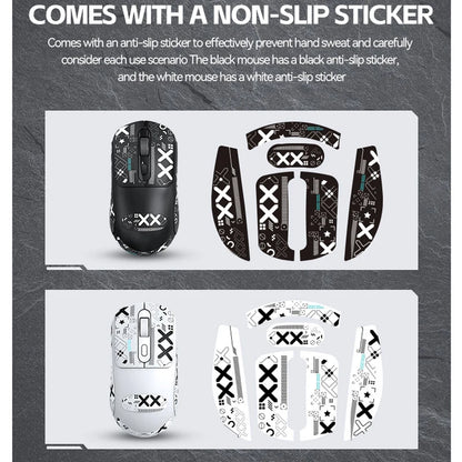 Souris blanche et noir, style moderne